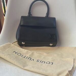 Louis Vuitton Black Epi Leather Structured Top Handle Satchel